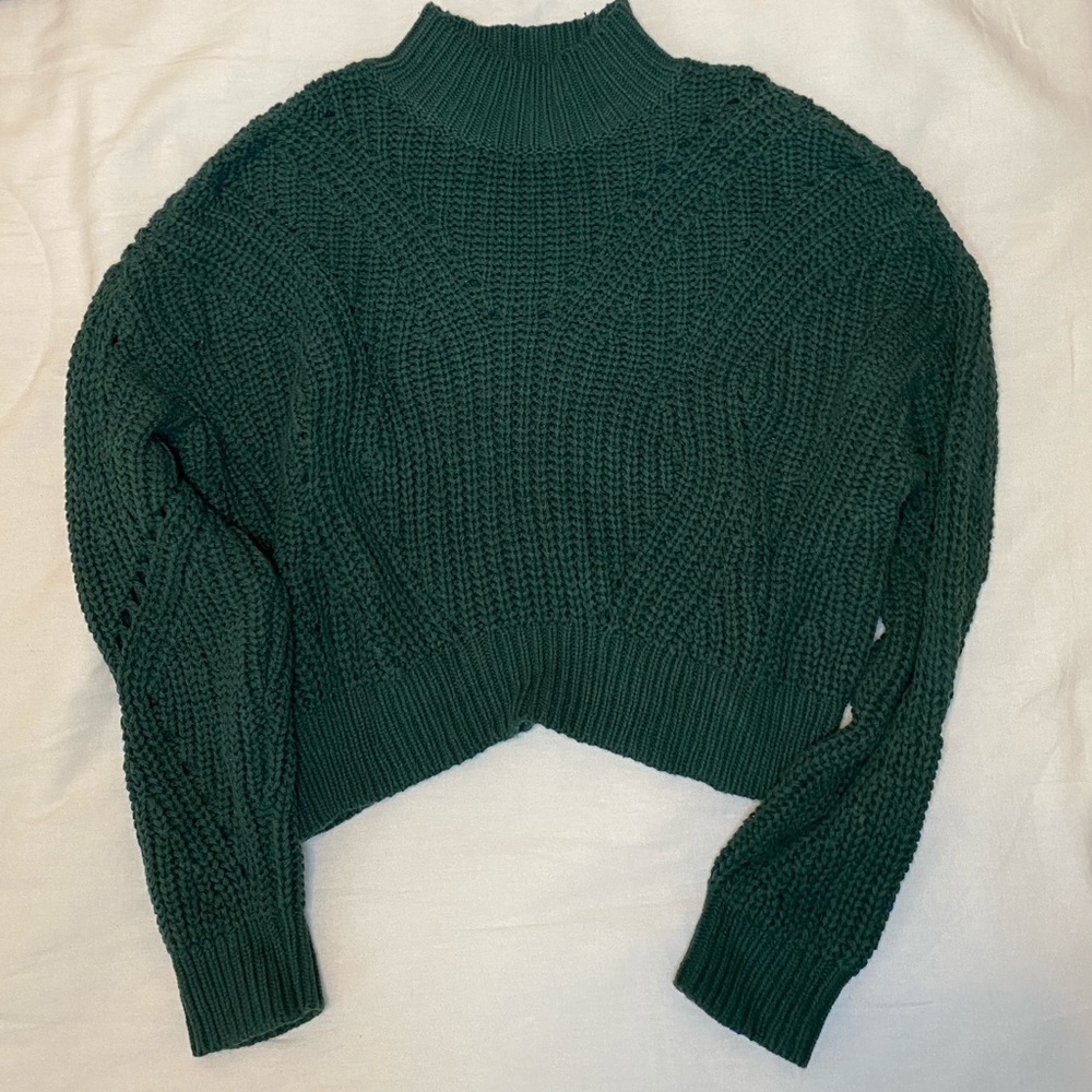 Kendall&Kylie XS Cropped Knitted Sweater